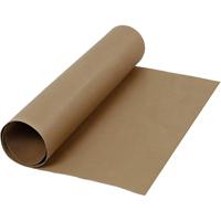 Creativ Company Faux Leather Papier Donkerbruin, 1mtr. - thumbnail