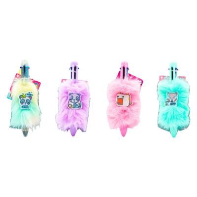 Canenco Cutie crew 6-kleurenpen pluche