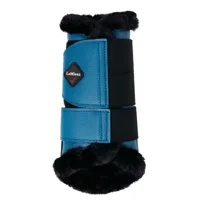 LeMieux Fleece Lined Beenbeschermers blauw maat:l
