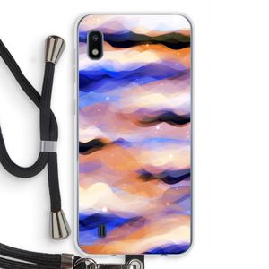 Donkere Wolken: Samsung Galaxy A10 Transparant Hoesje met koord