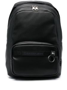 Calvin Klein Jeans sac à dos zippé à détail de logo - Noir