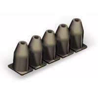 WAGO 769-472 Isolatiestop Donkergrijs 200 stuk(s)