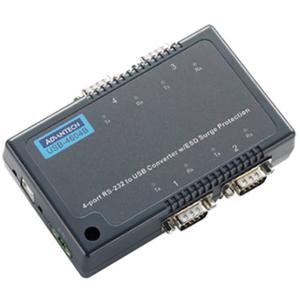 Advantech USB-4604B-AE Interfaceconverter RS-232, USB Aantal uitgangen: 4 x 12 V/DC, 24 V/DC, 48 V/DC