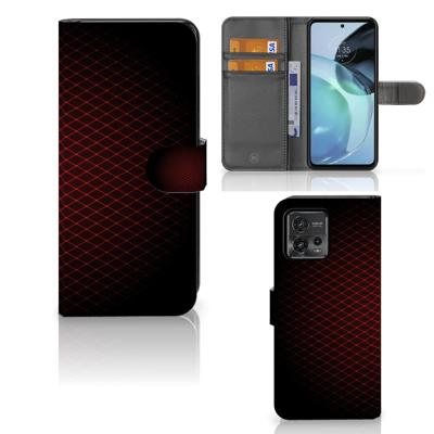 Motorola Moto G72 | Telefoon Hoesje | Geruit Rood