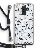 Terrazzo N°1: Samsung Galaxy J8 (2018) Transparant Hoesje met koord