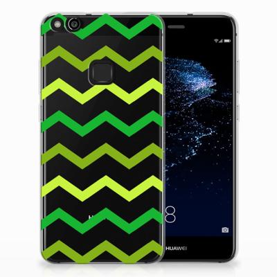 Huawei P10 Lite | TPU bumper | Zigzag Groen