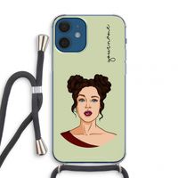 Pop-Art Creator: iPhone 12 mini Transparant Hoesje met koord