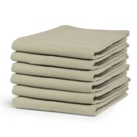 DDDDD Theedoek Checkmaid Taupe (6 stuks)