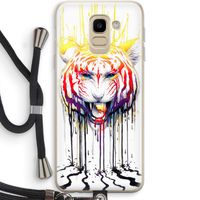 Fading: Samsung Galaxy J6 (2018) Transparant Hoesje met koord