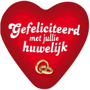 Big Sign Bord Gefeliciteerd Huwelijk