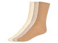 esmara 3 paar dames huissokken (beige/crème, 39-42) esmara 3 paar dames huissokken (beige/crème, 39-42)