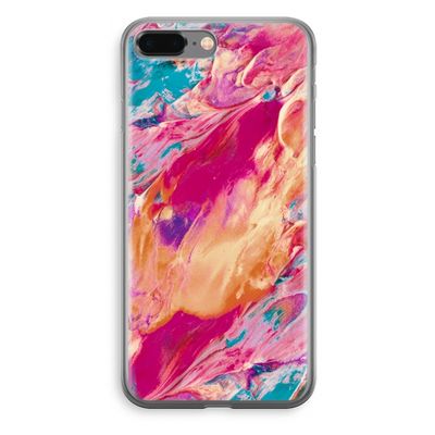 Pastel Echoes: iPhone 8 Plus Transparant Hoesje