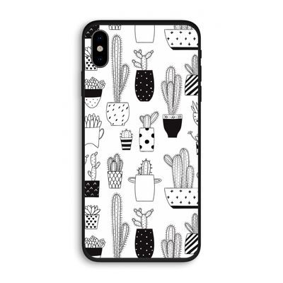 Cactusmotief: iPhone XS Biologisch afbreekbaar hoesje