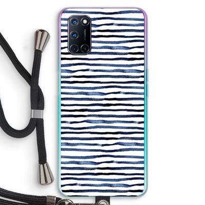 Verrassende lijnen: Oppo A72 Transparant Hoesje met koord