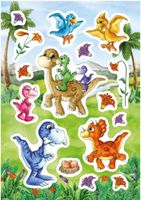Herma stickers Dino Baby's junior 12 x 8,4 cm folie 16 stuks - thumbnail