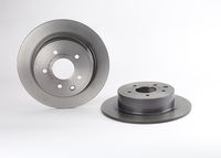 Remschijf COATED DISC LINE BREMBO, Remschijftype: Massief, u.a. für Nissan