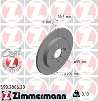 Remschijf Coat Z 590280620