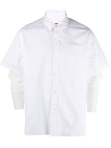 Undercover t-shirt à design superposé - Blanc