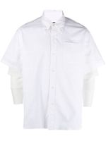 Undercover t-shirt à design superposé - Blanc