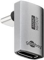 Enzo Goobay usb-c adapter | male/female | verticaal | lang | 90 graden adapter - 9550434