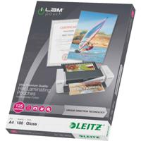 Leitz Lamineerfolie DIN A4 125 micron glanzend 100 stuk(s) - thumbnail