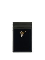 Giuseppe Zanotti porte-cartes Albert à logo imprimé - Noir - thumbnail