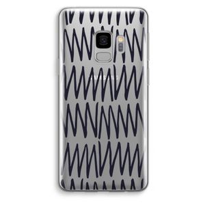 Marrakech Zigzag: Samsung Galaxy S9 Transparant Hoesje