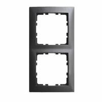 Berker S1 afdekraam 2-voudig antraciet mat 10103276