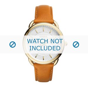 Horlogeband Fossil ES4006 Leder Cognac 16mm