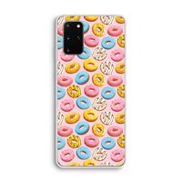 Pink donuts: Samsung Galaxy S20 Plus Transparant Hoesje