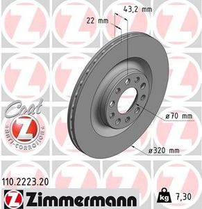 Remschijf Coat Z 110222320