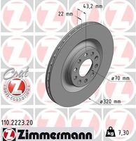 Remschijf Coat Z 110222320