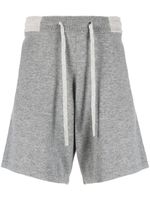 N.Peal short de sport en cachemire biologique - Gris