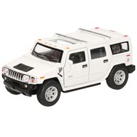 Schaalmodel Hummer H2 SUV wit 12,5 cm   -