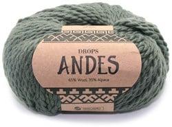 Drops Andes Uni Colour 7810 Mosgroen