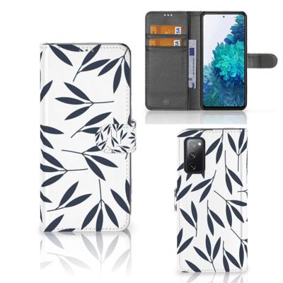 Samsung Galaxy S20 FE Hoesje Leaves Blue