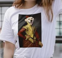 Aristocratische honden afdruk T-shirt