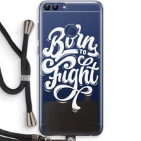 Born to Fight: Huawei P Smart (2018) Transparant Hoesje met koord