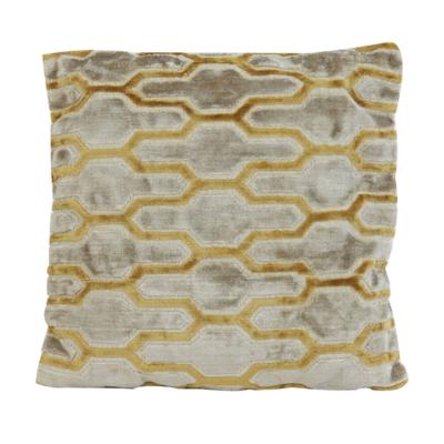 Kussen Jembana zand okergeel 45x45
