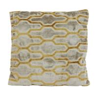 Kussen Jembana zand okergeel 45x45