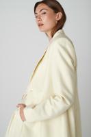 Floria Collective Dames Blazer Janne in het Zand - Handgemaakt Katoenen Colbert met Goud Zari Draad - Getailleerd Oversized Look