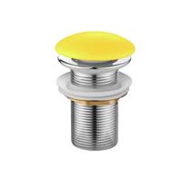 Afvoerplug Best Design Discover Keramisch 5/4" x 80 mm Mat Geel