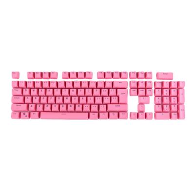 104 toetsen Double Shot PBT Backlit toetsdoppen uit voor mechanische toetsenbord(roze)