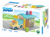 Playmobil® Junior 71686 werkman met sorteer-garage