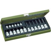 Proxxon Industrial 23 100 Dopsleutel-bitinzetset 1/4 (6.3 mm), 1/2 (12.5 mm) 18-delig
