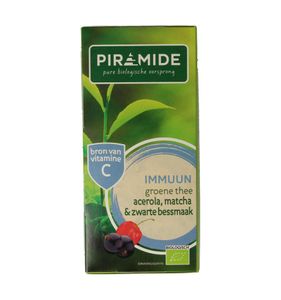 Immuun groene thee acerola matcha & zwarte bes bio
