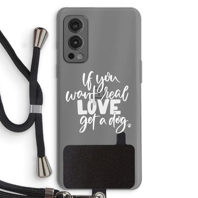 Partner in crime: OnePlus Nord 2 5G Transparant Hoesje met koord