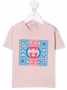 Gucci Kids t-shirt à imprimé Baby Gucci - Rose