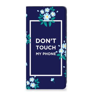 Samsung Galaxy A21s Design Case Flowers Blue DTMP