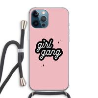 Girl Gang: iPhone 12 Pro Max Transparant Hoesje met koord
